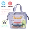 Lovyan Reusable Insulated Lunch Bag Stylish Bento Lunch Bag Water-resistant