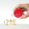 LONGWIN 60mm Ice Cracking Crystal Ball Decorative Glass Ball Home