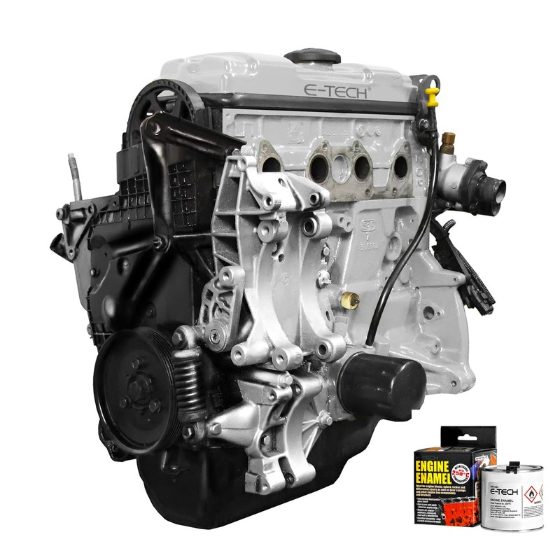 E-TECH Engine Enamel - 250ml Brush-on paint (Silver)