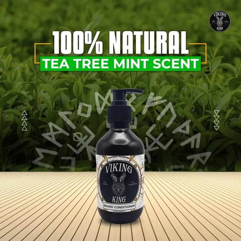 Viking King - Acondicionador Para Barba - Árbol De Té/menta