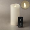 Softflame Flameless LED Candles with Remote Control, 3"x 7.1"Flickering 3D