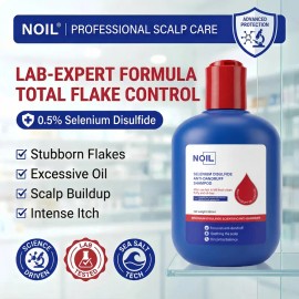 Selenium Disulfide Shampoo Anti Dandruff Scalp Care Shampoo Oil Control Refreshing Anti Itch Hair Cleanser Scalp Care Shampoo 300ml Daily Use Hair Care Formula