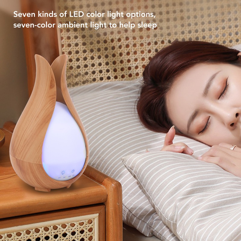 200ml Wood Grain Humidifier 8W 24V Automatically Shut Down Silent