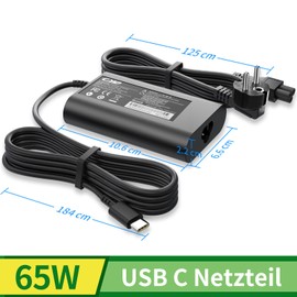 CYD 65W USB Type C Notebook Power Supply for Dell Latitude 12 5285/5320 /7275/7285/ 5480/E5480/ E7370/E7380/E7480 Lenovo Yoga S730-13IWL S900 S940-14IIL GX2 00M333579 4X20M26268 Dell LA65NM170, 2YKOF