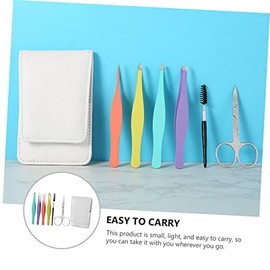 Beaupretty 2sets Professional Eyebrow Grooming Set Eyebrow Trimmer Kit Tweezers and Scissors for Travel and Makeup Application