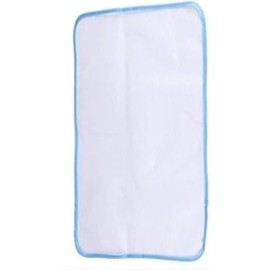 White Protective Ironing Scorch-Saving Mesh Pressing Pad Mesh Cloth, No Melt Pressing Cloth for Easy Ironing and Protection,Deft Processed (16x24Inch)