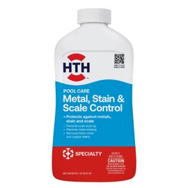 HTH 67068 Swimming Pool Care Metal & Stain Defense - Prevents Staining and Corrosion Clear