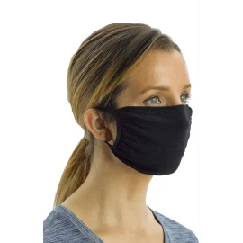No Nonsense Antimicrobial Earloop Cloth Facemasks, 6 Total Masks, Reuseable