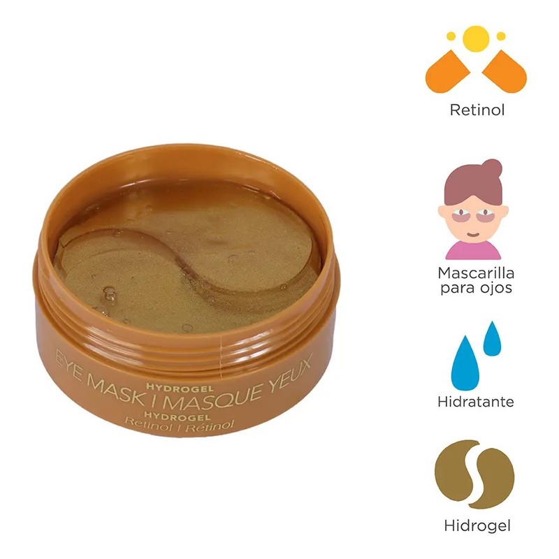 Miniso Paquete Mascarillas De Hidrogel Para Ojos Retinol 60