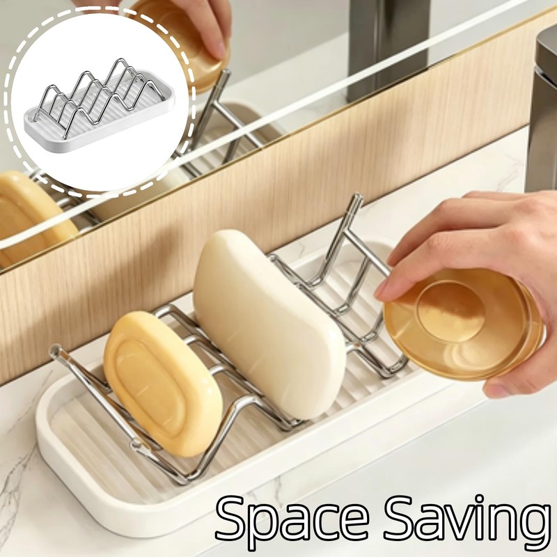 Stainless Steel Soap Dish, 1 Pcs