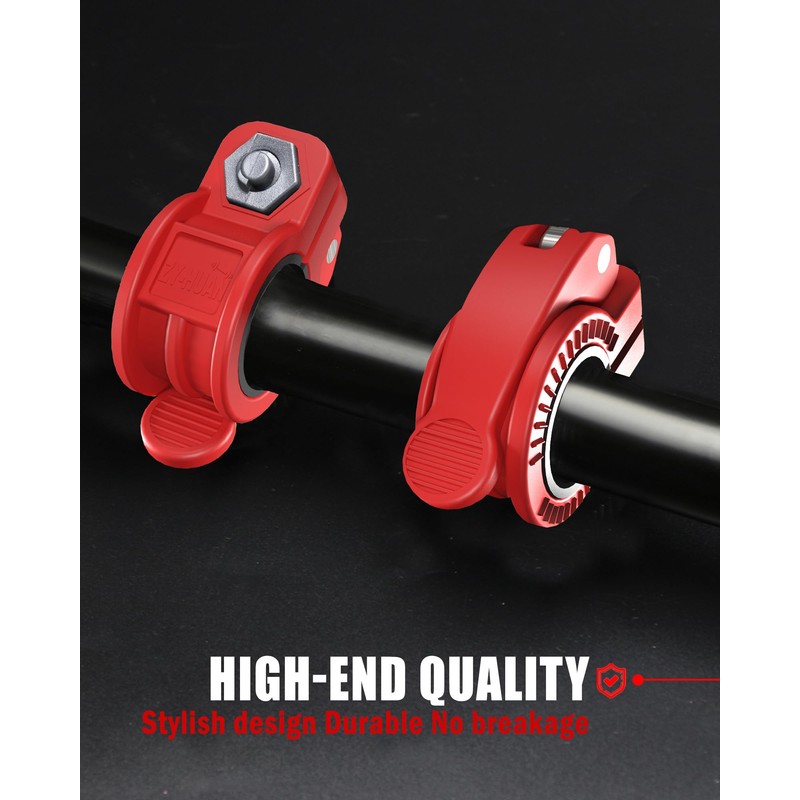 ZY-HUAN Mini Barbell Clips 1 inch I1 inch Barbell Clamps