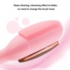 Facial Cleansing Brush Multifunctional Portable Electric Silicone Face Scrubber for