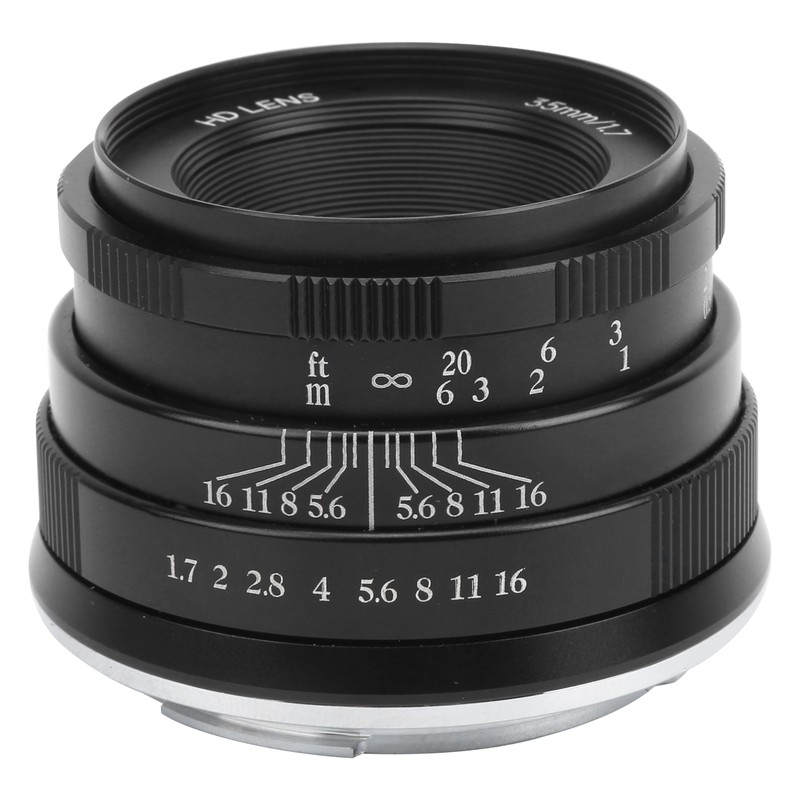 NEWYI 35mm F1.7 Large Aperture Portrait Fixed Focus Manual Lens