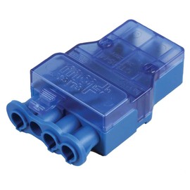 CT205F Fast Fit 4 Pin 20A Lighting Plug Socket Connector - 1 Pack