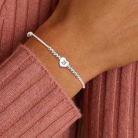 FENNELISA 21st Birthday Gifts for Her,Sterling Silver Heart Bracelet for Teenage Girls Thoughtful 21st Birthday Bracelet Gifts Ideas with Cards for Sister Friend Daughter Granddaughter
