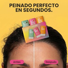 Cera para Cabello Mujer en Barra 3 Piezas Carbonyko – Hair Wax Stick para Baby Hair y Frizz – Fijación Firme sin Efecto Pegajoso – Fórmula Vegana con 