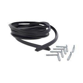 DEKAROX Universal Door Seal 3 m with 6 Hooks for Ovens and Cookers Heat Resistant and Durable Easy to Install Oven Seal Suitable for Brands such as AEG Bosch Siemens Whirlpool Bauknecht