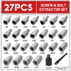 UYECOVE 27Pcs Screw Extractor Set Hex Head Multi-Spline Easy Out