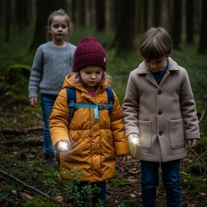 Teprewes Polar Bear Outdoor Children Flashlight Rechargeable, Led Flashlight, Fun