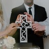 Stunning Umber Hardwood Wedding Unity Cross®; Unity Candle Unity Sand