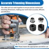 671361001 & 671362001 Router Collet Nut and Cone Sleeve Kit,