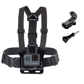 for Adjustable Chest Mount Harness Chest Strap Belt for GoPro Hero10, Hero 9, Hero 8, Hero 7 Black, 7 Silver, 7 White, Hero 6, 5, 4, Session, 3+, 3, 2, 1, Hero (2018), Fusion, DJI Osmo Action Cameras