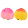 TEHAUX 2 Pack Peach Shape Decompression Stress Balls for Boys