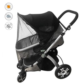 2-in-1 Baby Stroller Sun Shade Sun Protection Shade Sunshade Extension with Removable Mosquito Net Summer Sun Protection Accessories for Baby Sun Shade Extender Canopy Cover