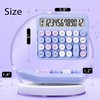 VEWINGL Mechanical Switch Calculator, 12 Digit Large LCD Display and