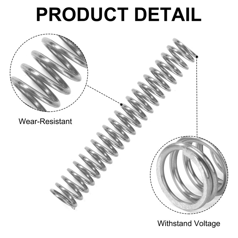 GUNGY Compression Spring Stainless Steel Spring Compression Springs 60 mm