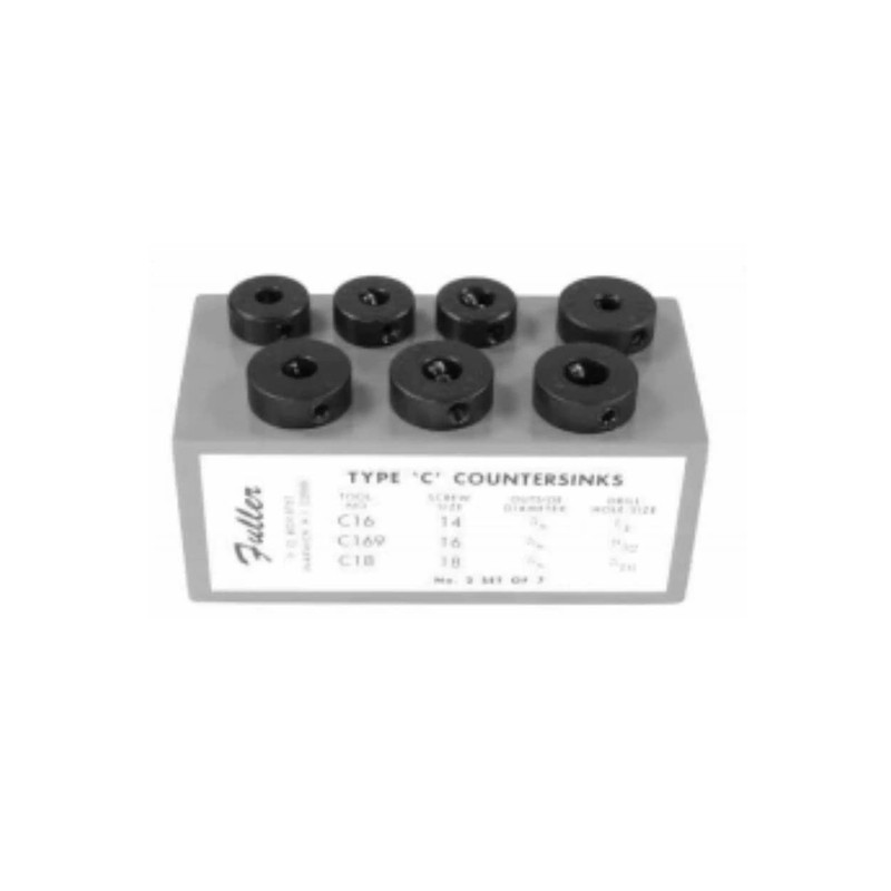 Set Of 14 Countersink Wood Hldr