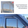 OMAC Window Visor Vent Rain Guard Deflector for Ford e-Transit