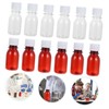 Ciieeo 20pcs Graduated Laboratory Reagent Bottles Pet and Plastic Chemical