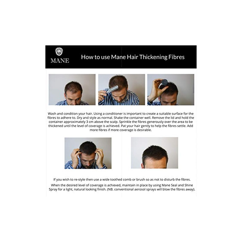 Hair Thickening Fibres by Mane - Direct from the manufacturer