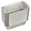 HOMESmith 10 Pack Aluminium Foil Trays with Lids Containers Strong