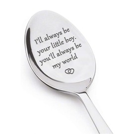 Mom Gifts from Son, Funny Ice Cream Spoons for Mother Best Mom Ever Gift Mother's Day Valentine's Day Christmas Birthday Mom Gifts