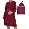SUFEINI Mom and Baby Matching Robe and Swaddle, Maternity Nursing