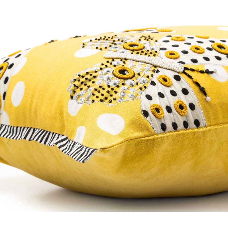 MACKENZIE-CHILDS Spot On Butterfly Lumbar Pillow