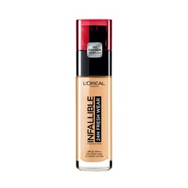 L'Oreal Paris Infallible Freshware Foundation 250 Radiant Sand (Healthy Yellow Ochre) Liquid
