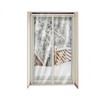 Magnetic Windproof Vinyl Curtain - Small White 90x210cm