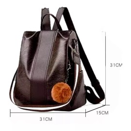 Yuqing Bolsa Mochila Moda Mujer Tipo Piel Super Calidad Antirrobo