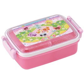 Skater RBF3ANAG-A Children's Lunch Box, 16.9 fl oz (450 ml), Fluffy, Dome-shaped, Antibacterial, Kids Lunch, Made in Japan