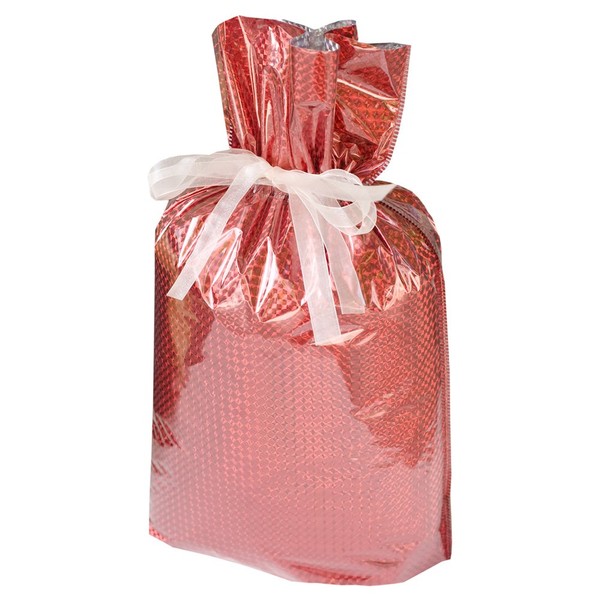 Gift Mate 21176-2 2-Piece Drawstring Gift Bags, Jumbo, Diamond Red