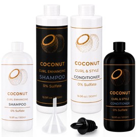 Havawish 4 Pcs Shampoo Shaped Travel Bottles for Cruise Trip, 16.9 oz Plastic Refillable Container Set, Includes Funnel, Pour Spout and Decor Stickers for Cruise Daily Essentials