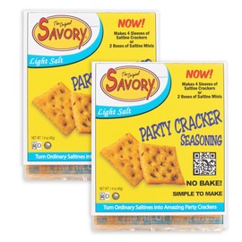 Savory Saltine Seasoning, 1.4 Ounce, Light Salt, 2 Pack