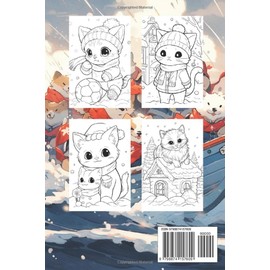  ICY CATS ADVENTURES COLORING BOOK: for Adults and Teens