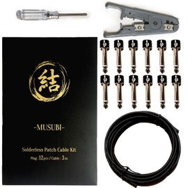 Solderless Cable [L Only] 12 Solderless Plugs, Cable 9.8 ft (3 m), Tool Included, Japanese Instruction Manual (Printed Logo on Top)