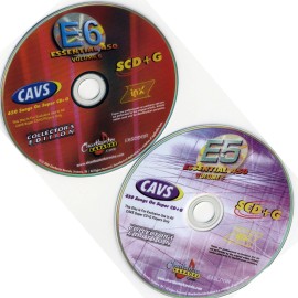 CAVS KARAOKE CDG 900 SONGS  CB 5 -6 COUNTRY,ROCK  WILL PLAY IN CAVS OR PC in sleeves