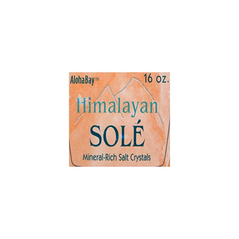 Himalayan Salt Sole Chunks in Jar, 16 Ounce