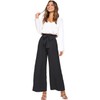 FANCYINN Womens 2 Piece Crop Pants Set V Neck Wide